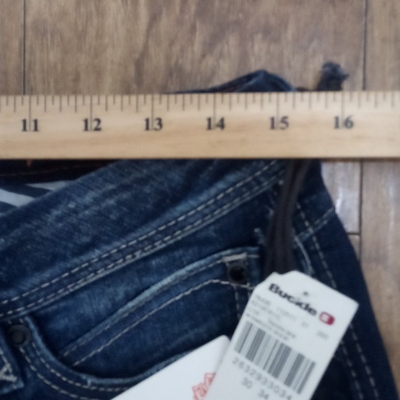 Rock Revival NWT Women's Jeans 30 Embellished Shimmer Charlotte Easy Boot DEFECT - Picture 10 of 12